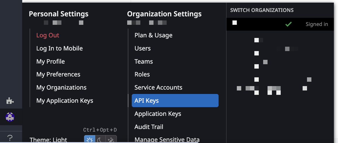 API and Application Keys