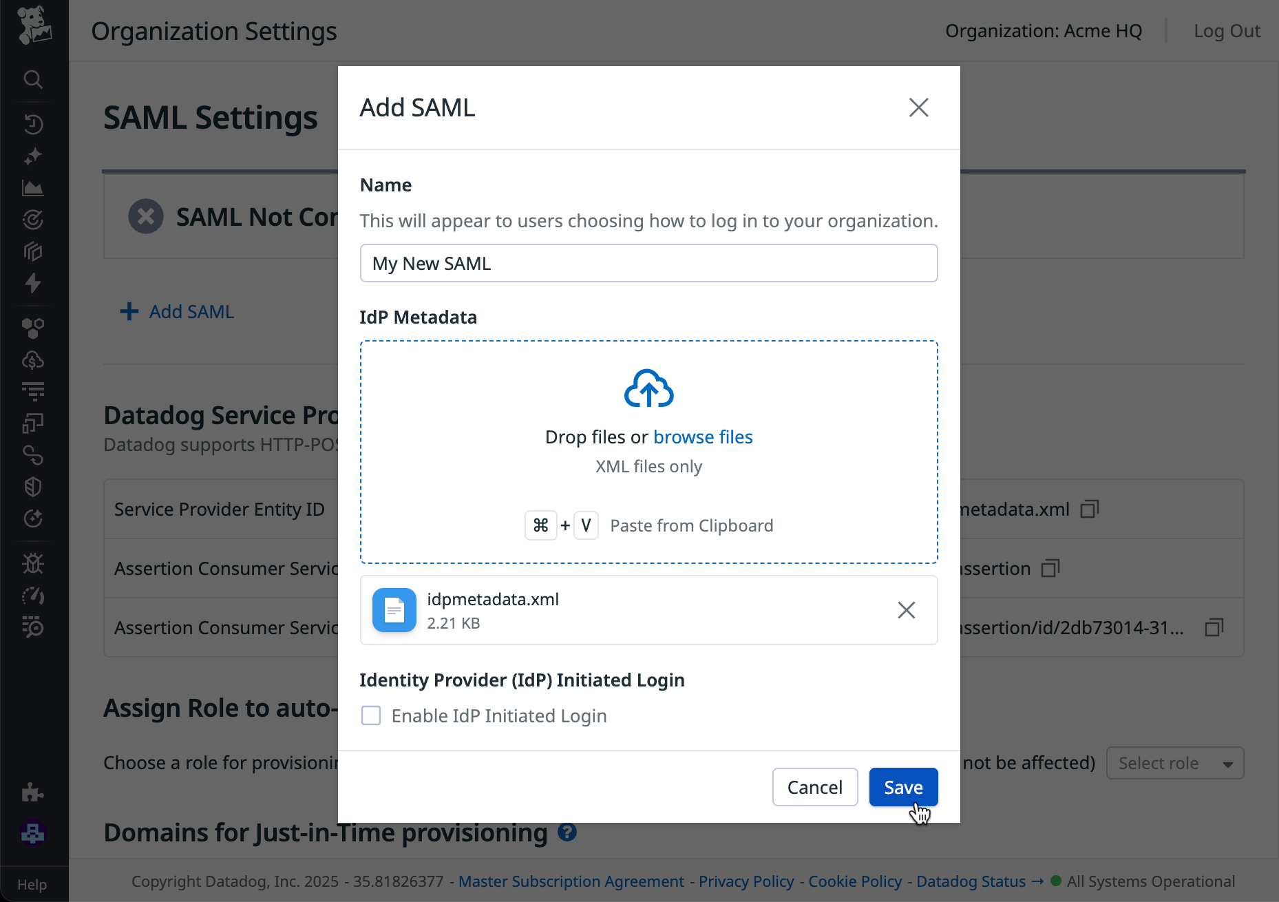 Saml File Format Configuring Single Sign-On With SAML