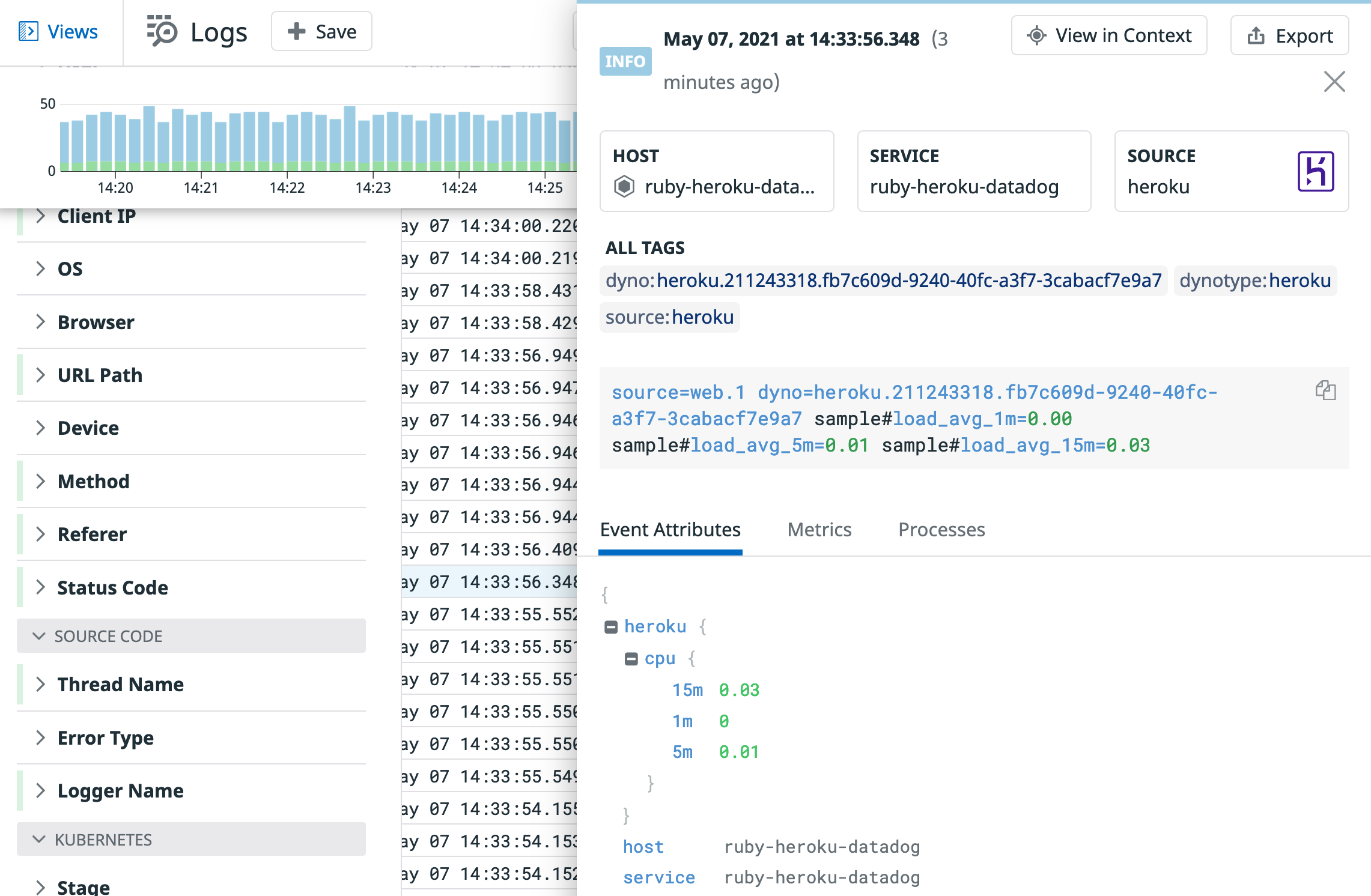 Instrumenting a Ruby on Rails application on Heroku with Datadog