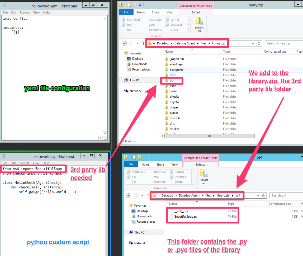 Adding a Custom Python Package to the Agent