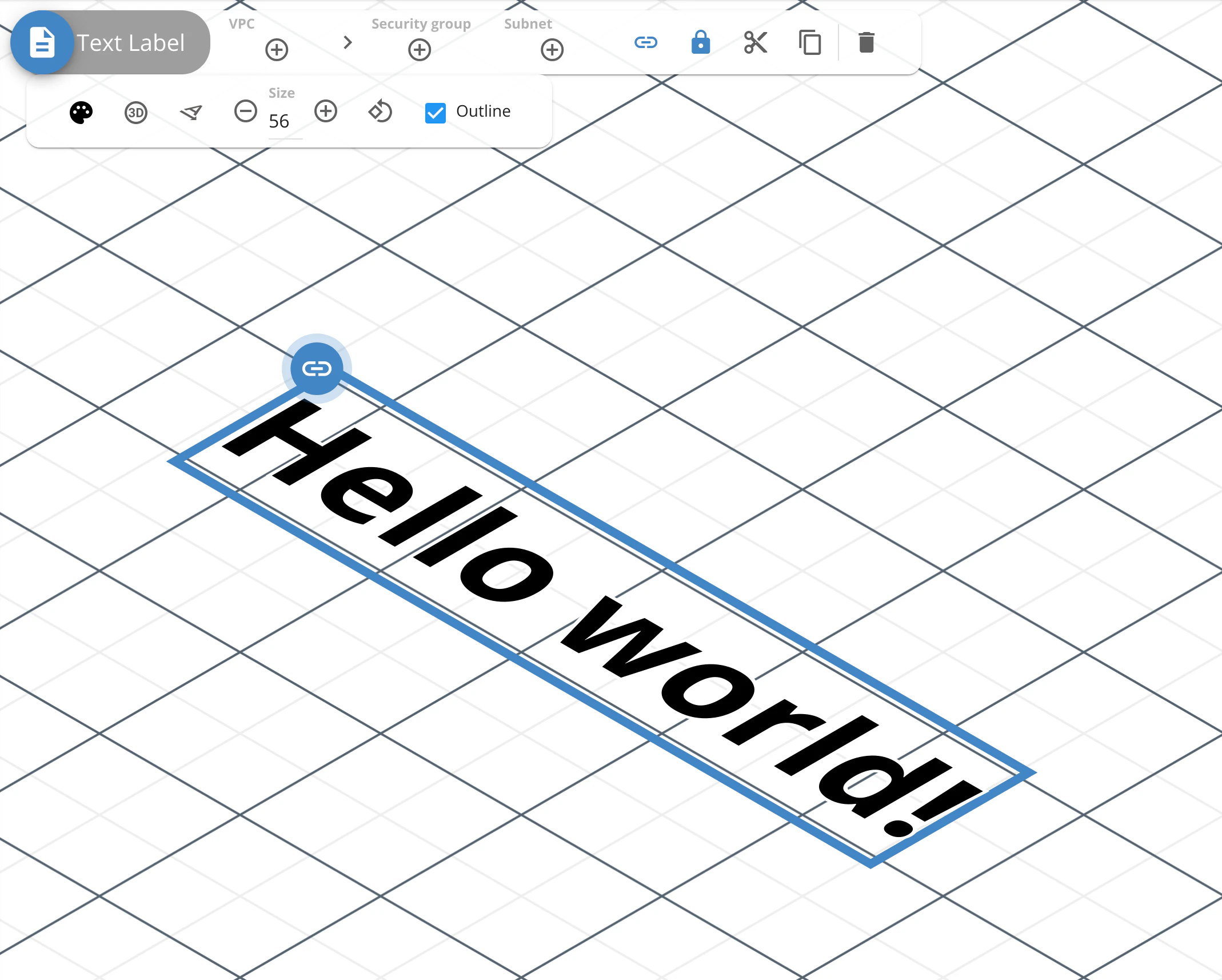 3d Computer Graphics Web Visualization Text Labels Text label Component