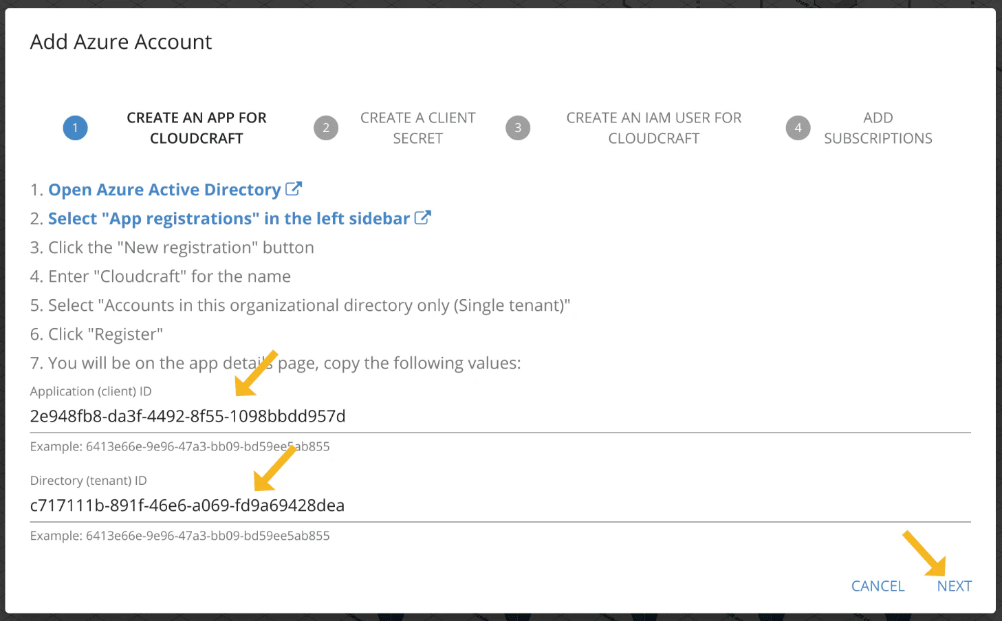 Craft Azur Connect your Azure Account with Cloudcraft