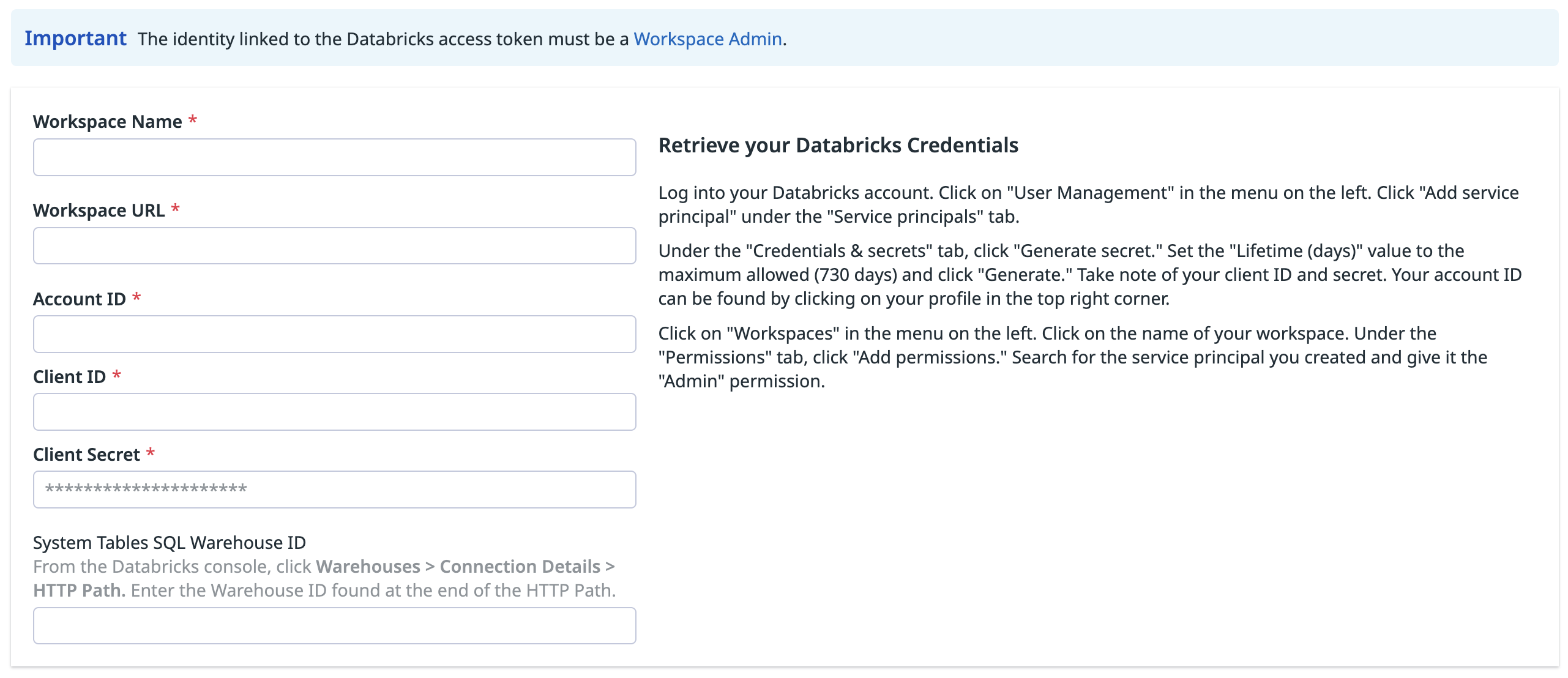 Enable Data Jobs Monitoring for Databricks