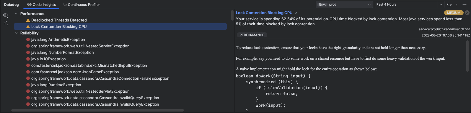 Datadog Plugin for JetBrains IDEs