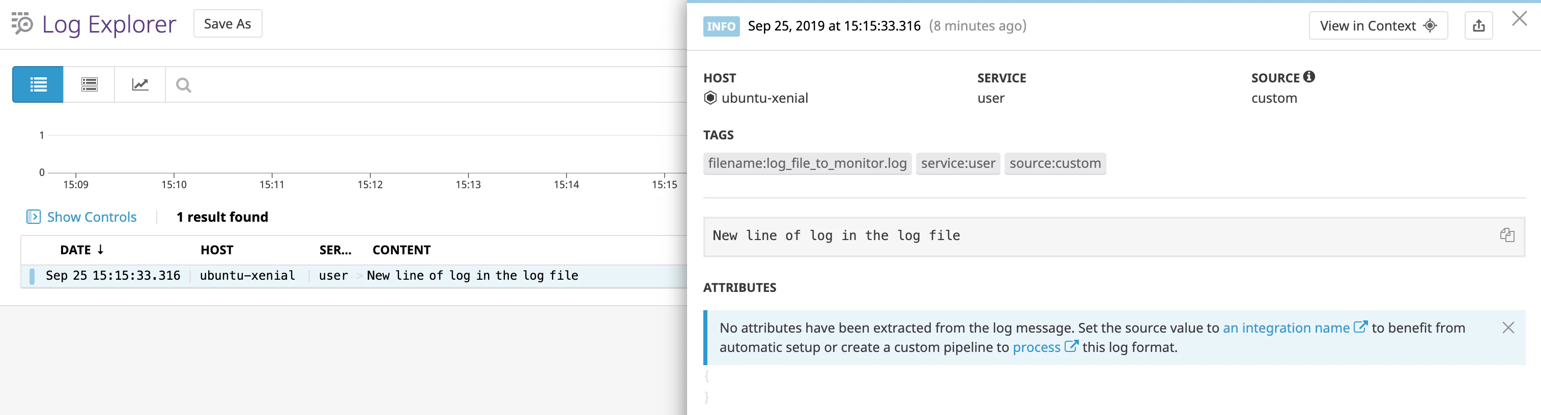 Bootstrap Handler Log File Example Send logs to Datadog