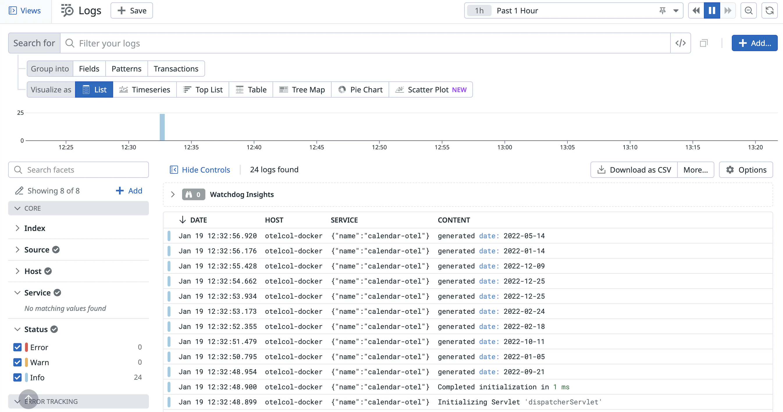 Telemetry Alert Log Example Getting Started with OpenTelemetry at Datadog