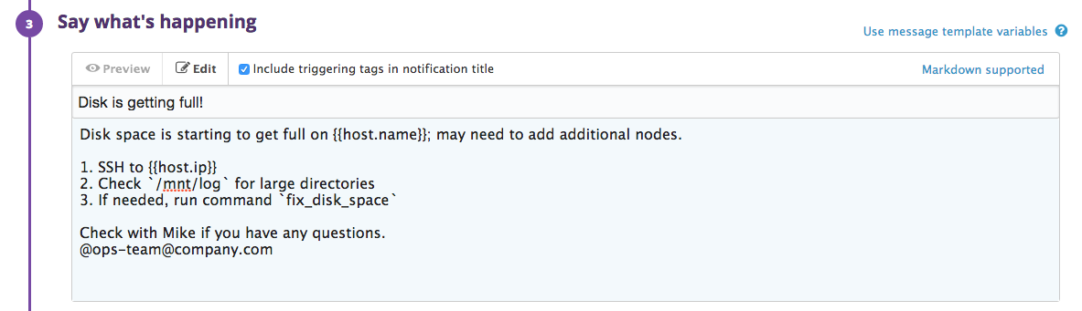 Monitoring Reference