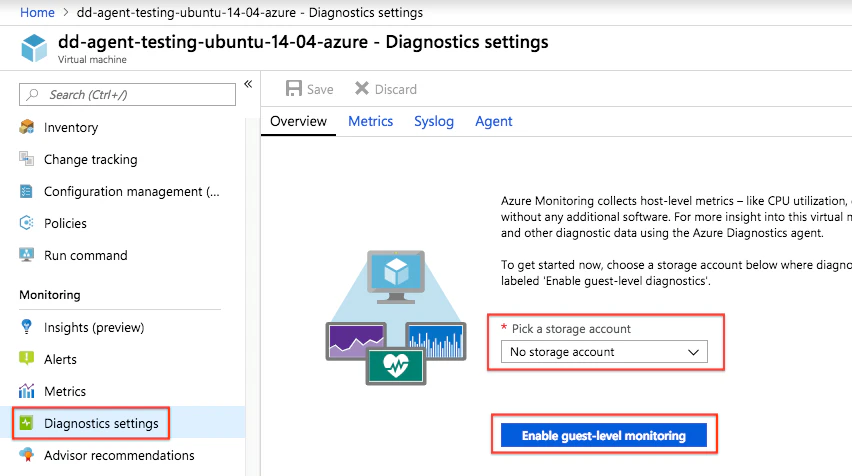 Azure Advanced Configuration