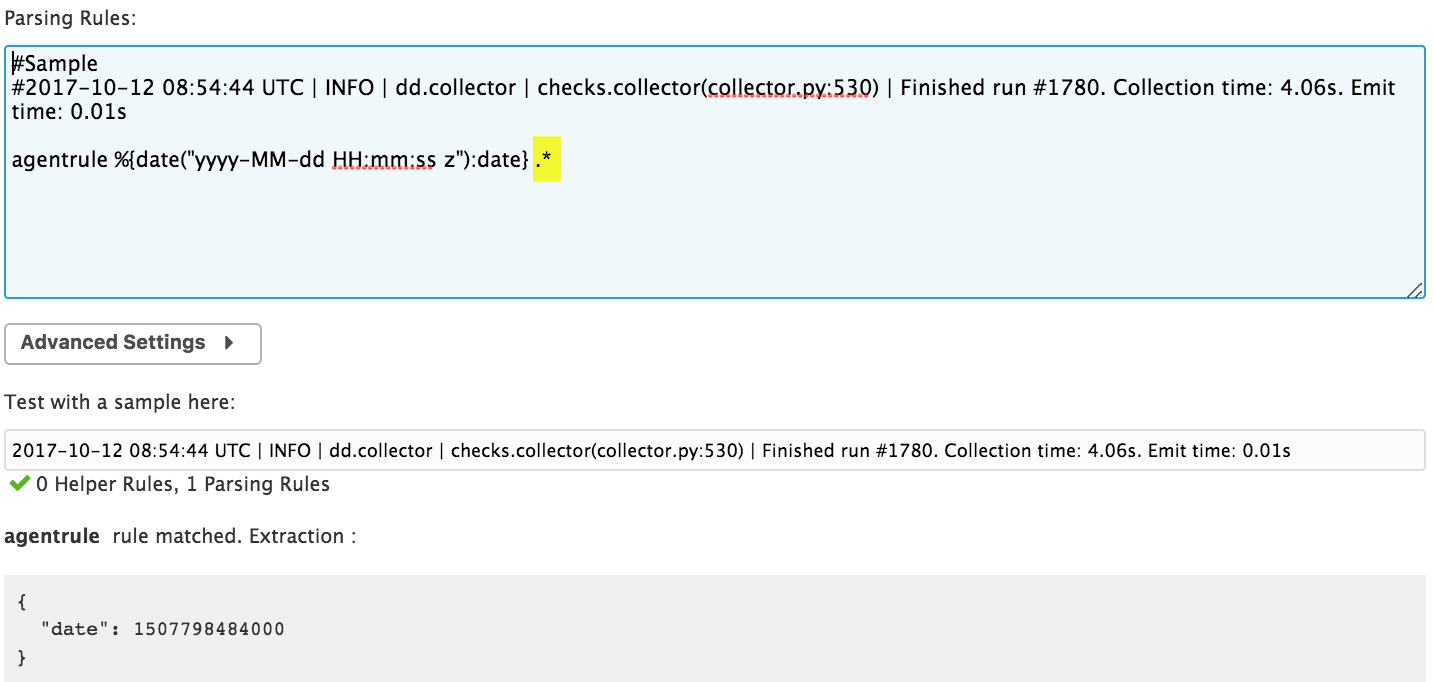 ログのパース ベストプラクティス