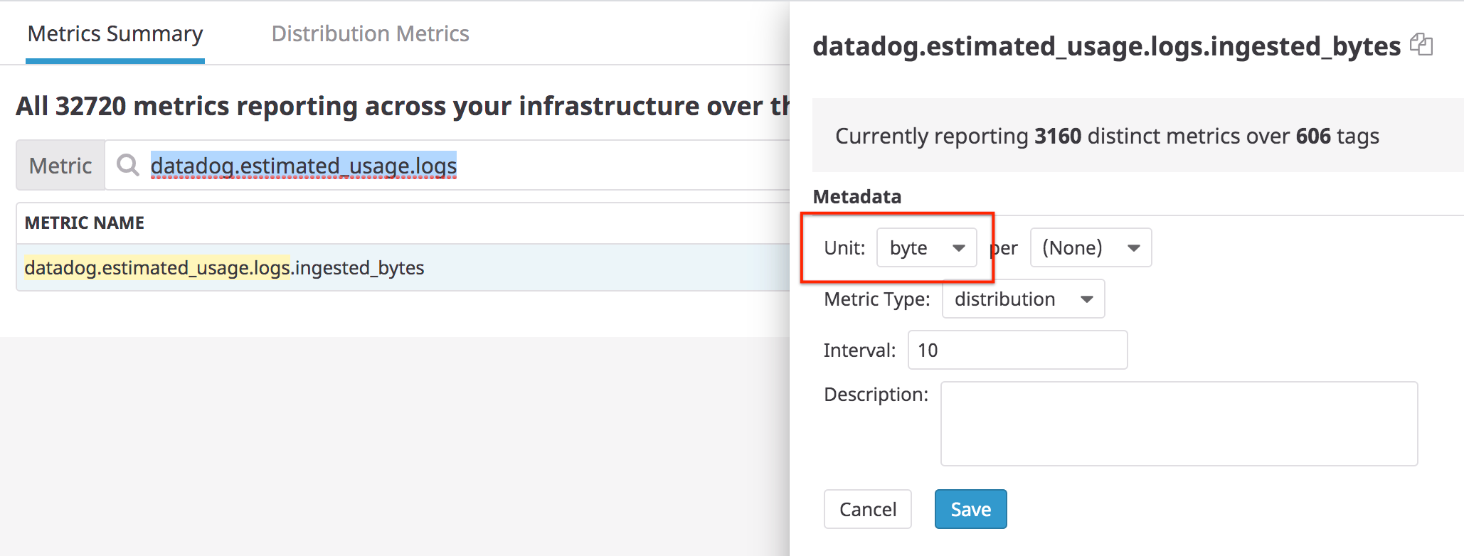 ログの使用量の監視 ログの使用量の監視