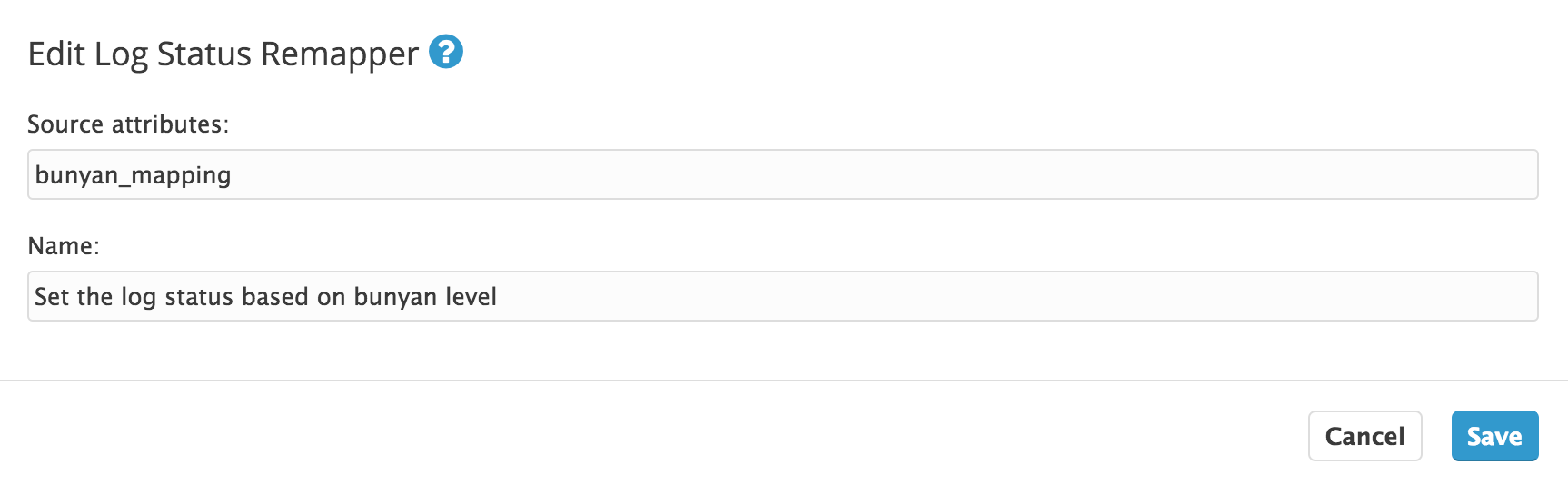 Remap Custom Severity Values to the Official Log Status