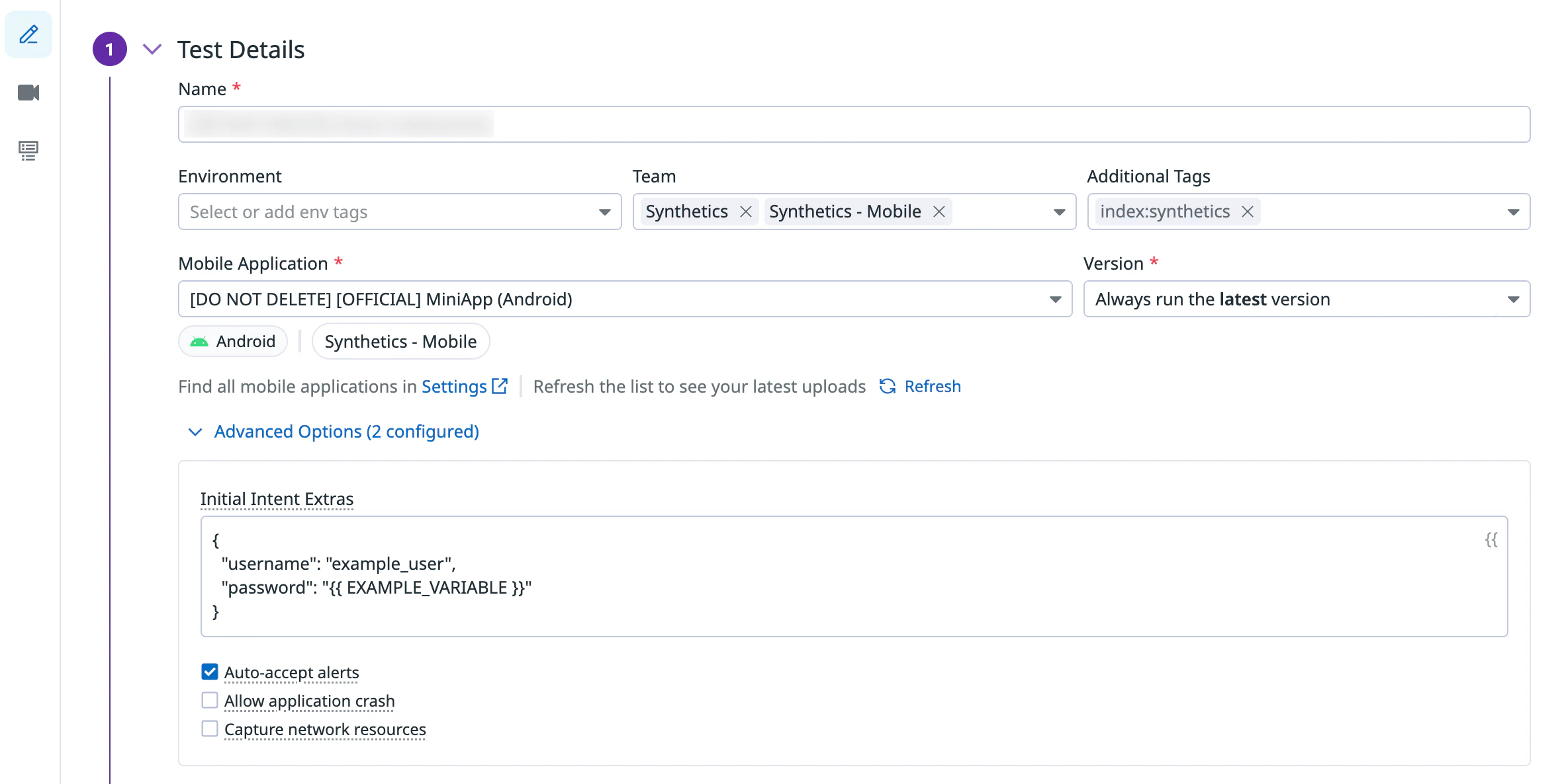 Mobile Application Testing and Monitoring