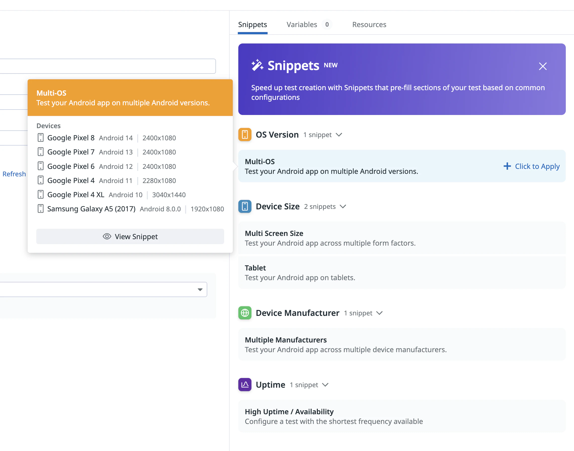 Mobile Application Testing and Monitoring