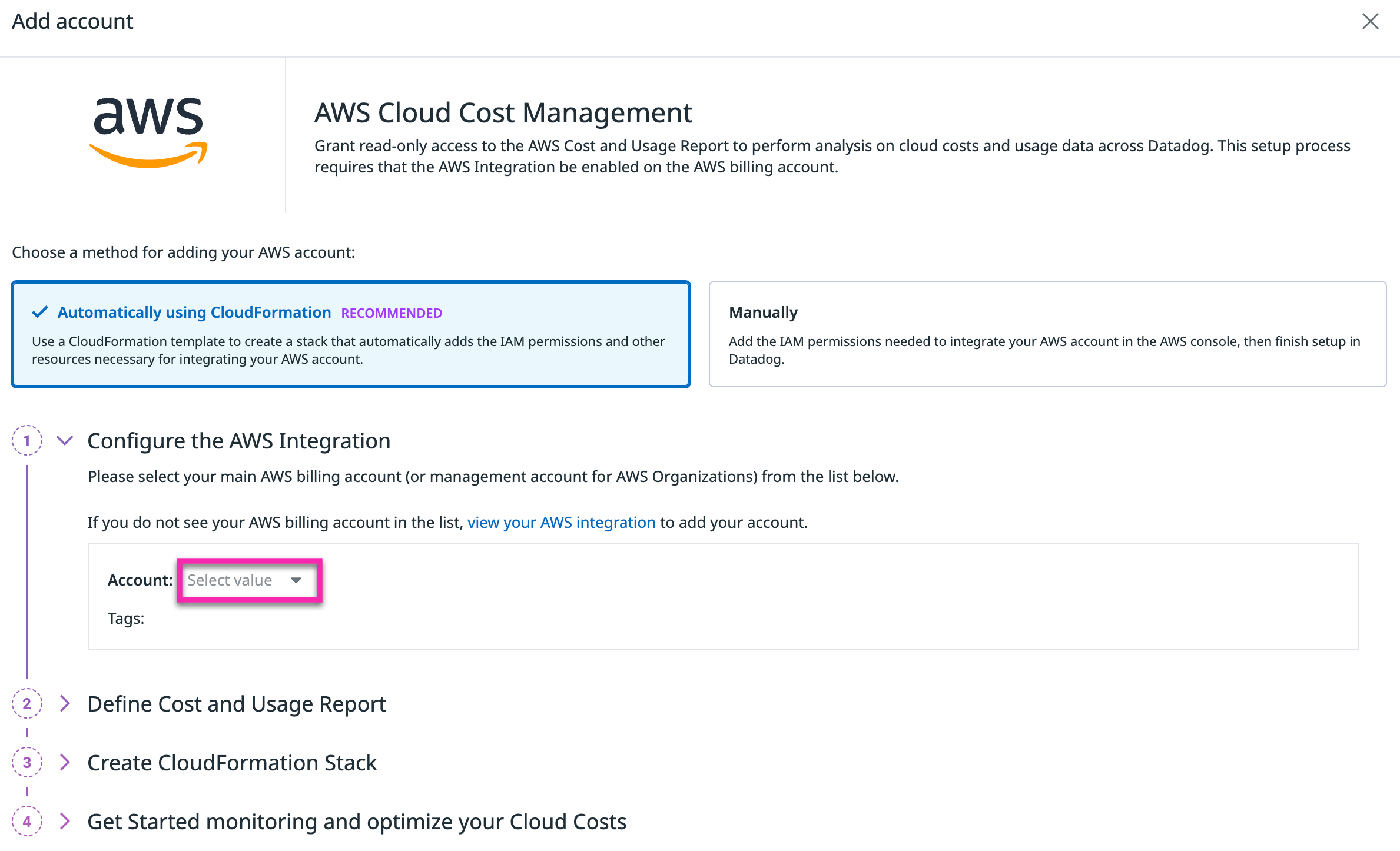 Aws Account Format AWS Cloud Cost for MSP Partners