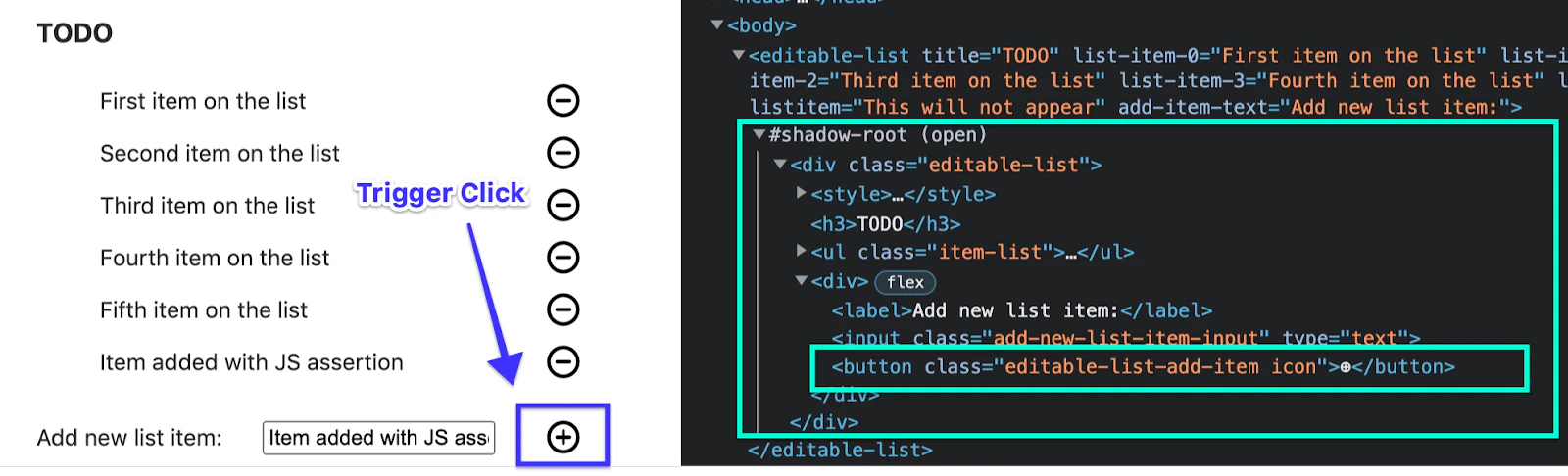 Run Tests On Applications Using A Shadow DOM