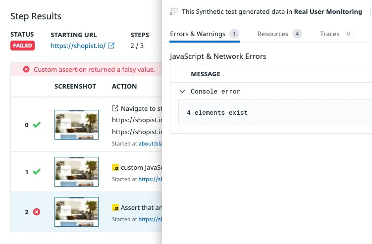 Using Custom JavaScript Assertions In Browser Tests