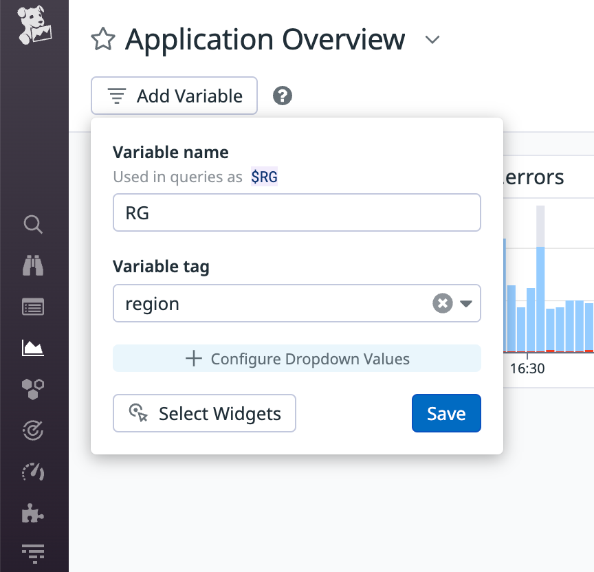 Create a Dashboard to track and correlate APM metrics