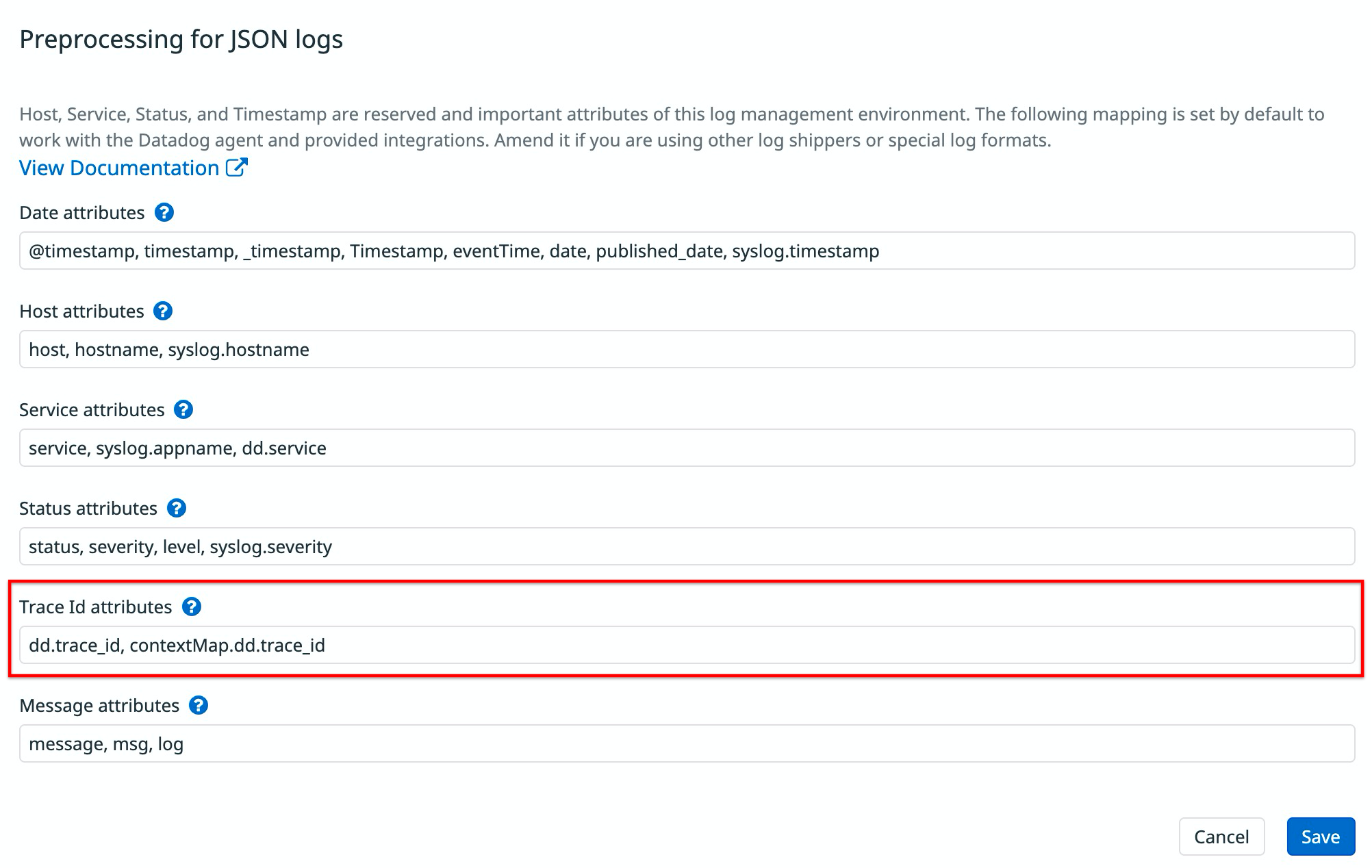 Correlated Logs Are Not Showing Up In The Trace ID Panel